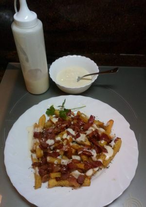 Una foto de Patatas Americanas con toque de España
