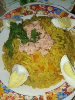 صورة لوصفة ارز بالخضار