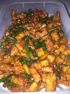 Foto resep Tempe orek cabe kriting ijo