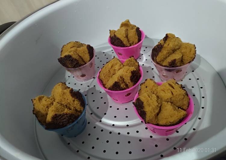 Cara Membuat Bolu kukus gula merah ekonomis untuk jualan
