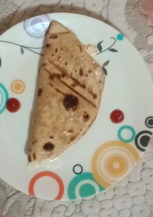 A picture of Paneer chapati toast.