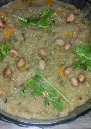 A picture of Semolina upma.