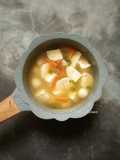 Telur Puyuh dan Tahu Kuah Bening