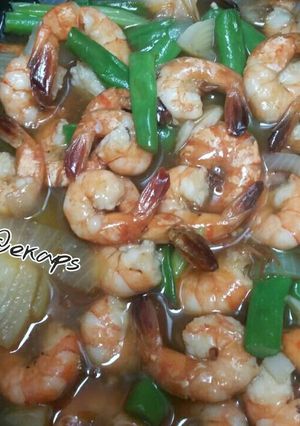 Foto resep Udang saus tiram praktis
