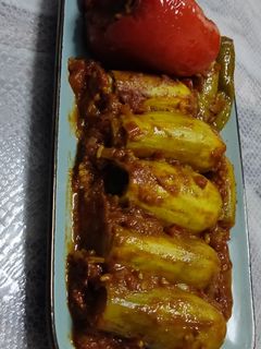 صورة لوصفة محشي كوسه وفلفل رومي 😋😋