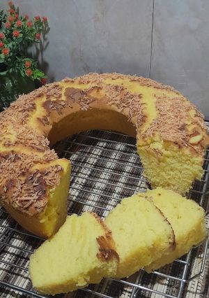 Foto resep Bolu Tape Keju Panggang Premium