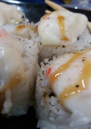 Foto resep Sushi roll with crab stick