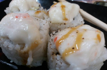 Resep Sushi roll with crab stick yang Bisa Manjain Lidah