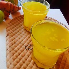 Fresh Turmeric Shots A picture of Fresh Turmeric Shots.