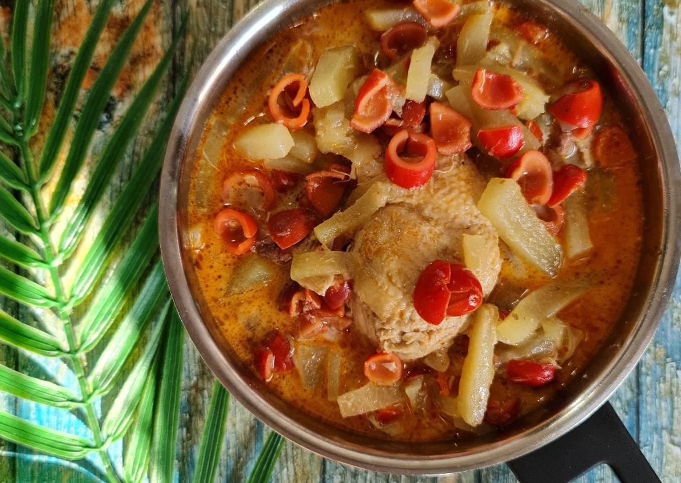 Sambal Goreng Kulit Tangkil dan Labu Siam