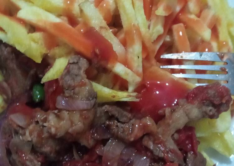 Recipe of Super Quick Homemade Beef fry