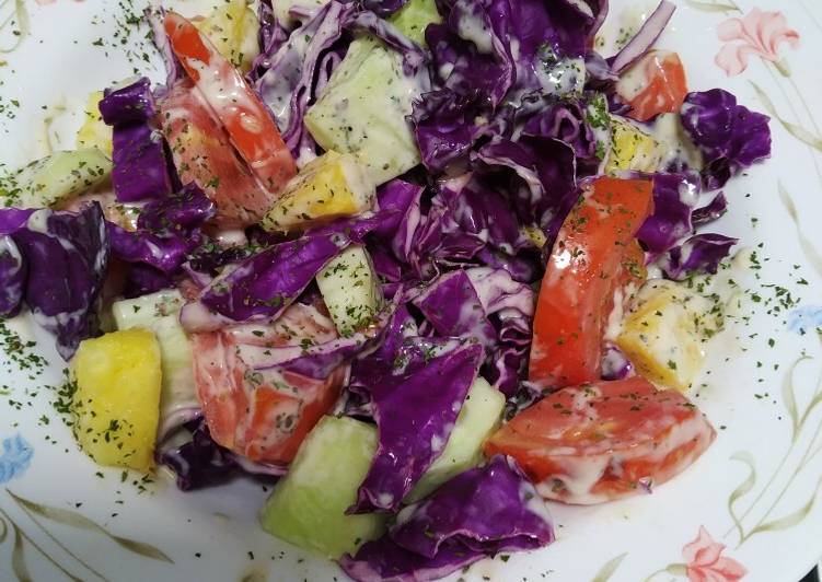 Ensalada veraniega tropical
