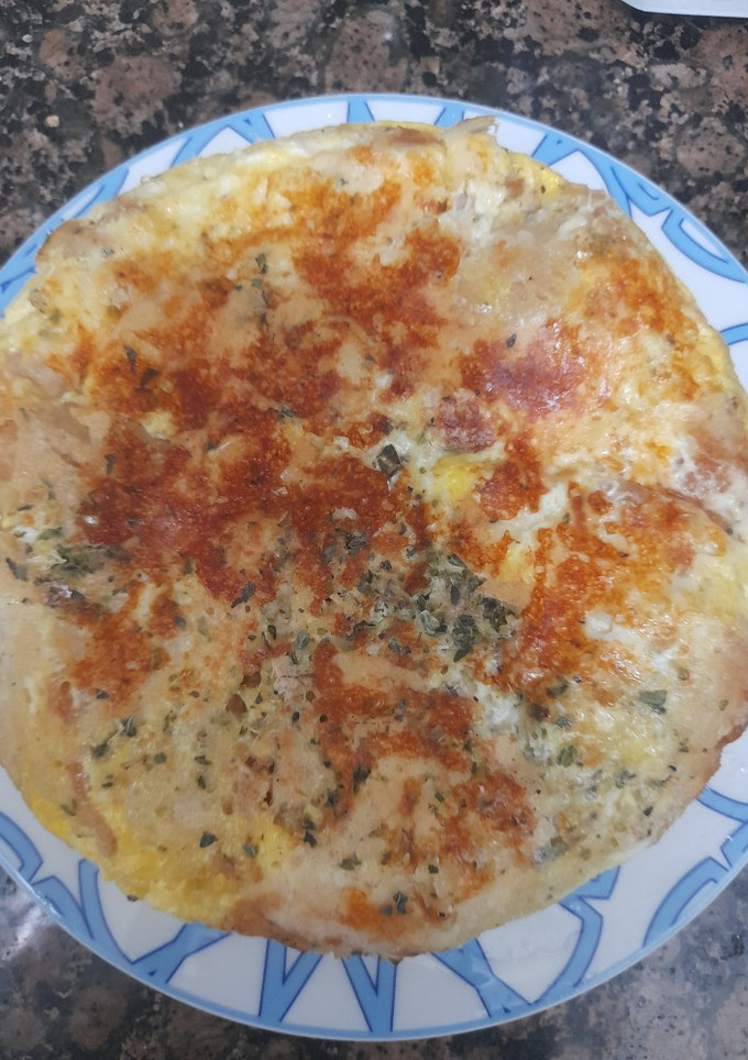Una foto de Tortilla de pan duro y especias