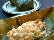 Gambar botok udang kecil kelapa muda
