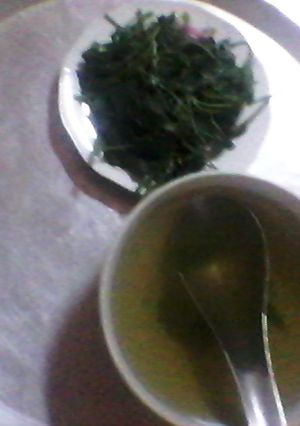 Hình của món Rau muống luộc.