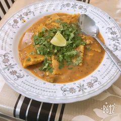 A picture of Dal dhokli.