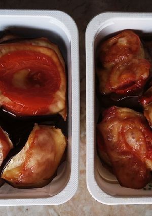Padlizsán pizza recept fotója