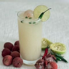 A picture of Lichi Lonka Sherbet (Litchi Mirchi Sherbet).
