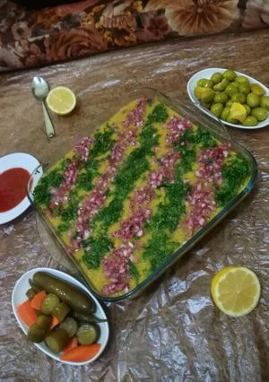 صورة لوصفة فتة عدس