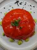 Falso tomate, receta comida molecular