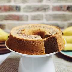 A picture of Soy Banana Chiffon Cake 🍌.