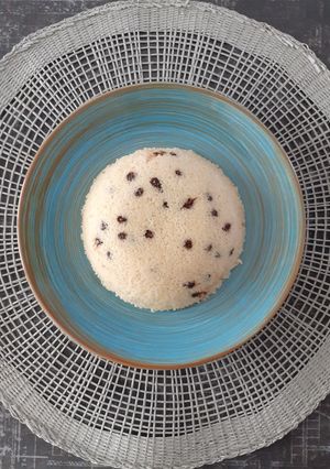 Une photo de Bowlcake au Pépites de Chocolat et Noix de coco / Healthy
