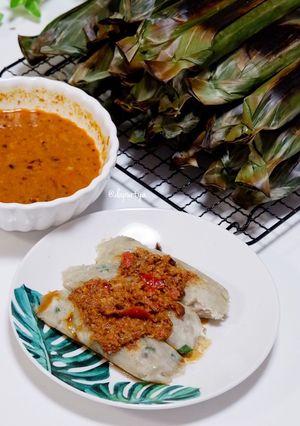 Foto resep Otak-Otak Ikan Tenggiri & Sambal Kacang