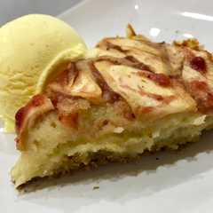 Una foto de Tarta de manzana 🍏 sin azúcar