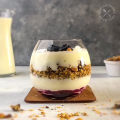 A picture of Blueberry Granola Parfait.