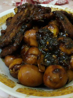 Foto resep Bacem tempe+tahu+telur puyuh