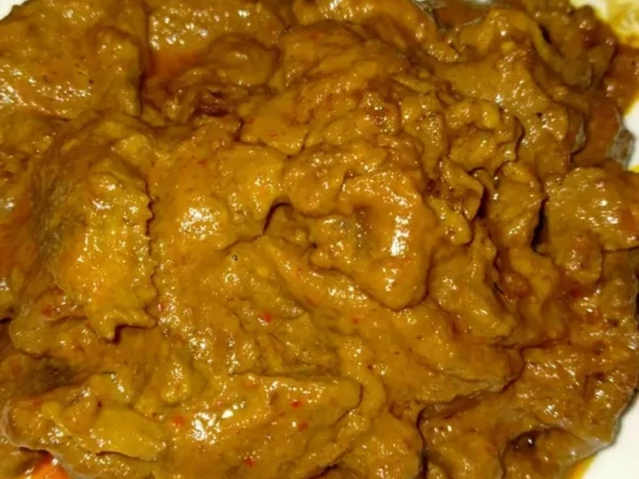 Langkah Mudah untuk Membikin Resep  Rendang daging rumahan yang Bisa Manjain Lidah, Enak