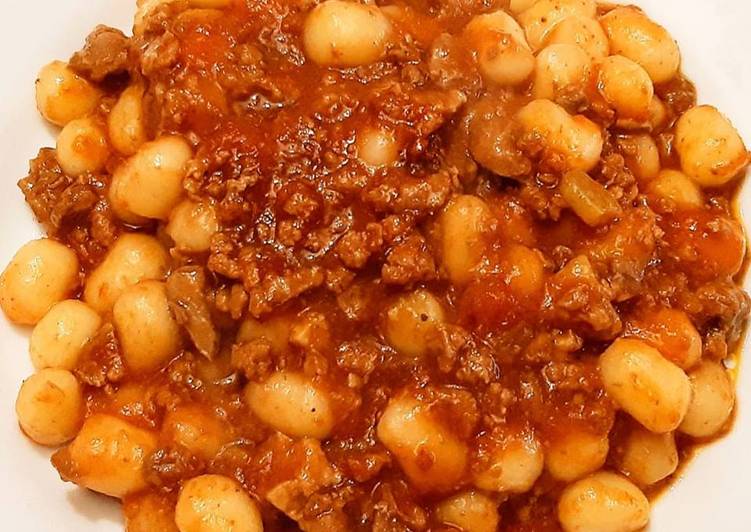 Recipe of Perfect Gnocchetti al sugo di ocio  (ragù d&#39;oca)