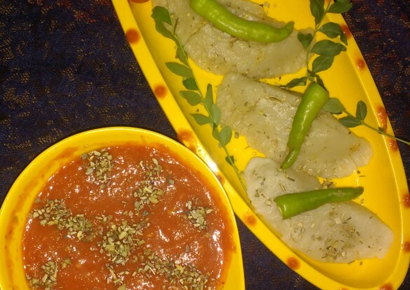 Paneer Dim-sum With spicy chilli Dip