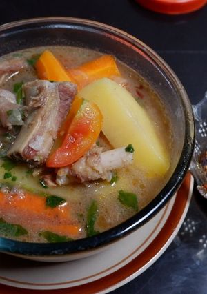 Foto resep Sup Tulang Sapi Hau Jek Sen Cing Ping