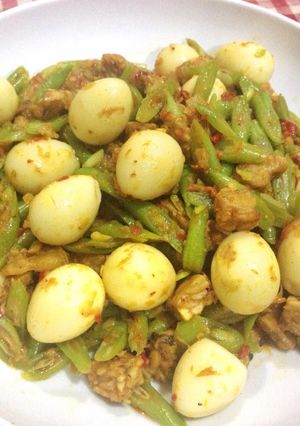 Foto resep Oseng buncis pedas