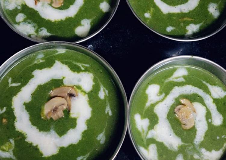 Steps to Make Quick Spinach soup