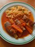 Pajaritos (rollos de carne con verduras)