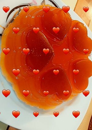 عکسی از دستور ژله قلبی