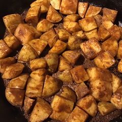 A picture of California Farm Tapas: Patatas Bravas.