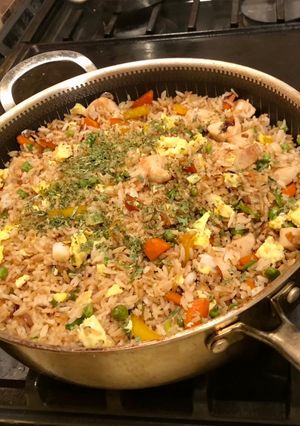 Kínai sült rizs recept fotója