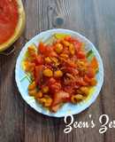 Cape Gooseberry and Sunshine Watermelon Salad