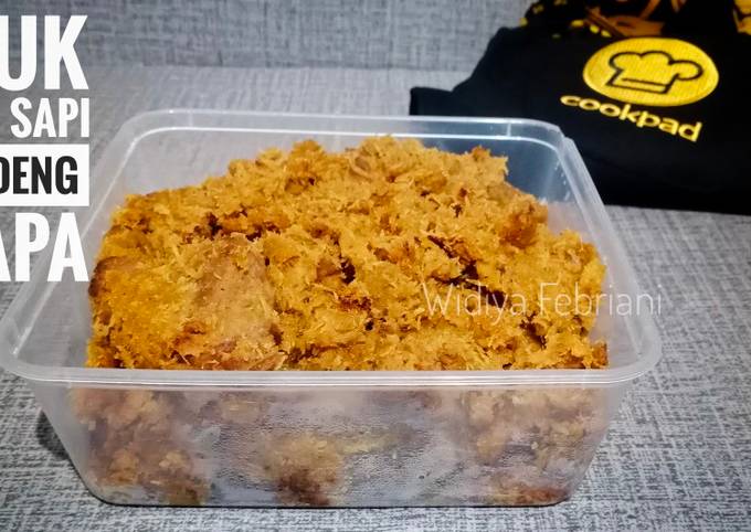 Resep Gepuk Daging Sapi Kelapa Serundeng Oleh Widiya Febriani Cookpad