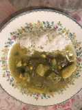 Bistecs en salsa verde con calabacitas
