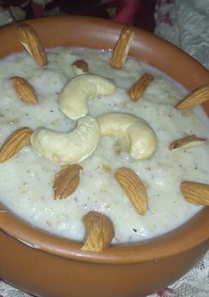 मलाई बाली लच्छे दार मखाने खीर (नवरात्रि स्पेशल) रेसिपी मुख्य फोटो