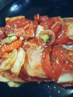 Una foto de Mix de verduras al horno #saludparatodos