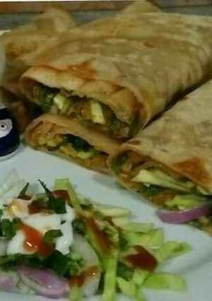 A picture of Spicy Potato Wraps🌯🌯🌯.