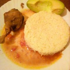 A picture of Turmeric and cummin seeds coconut rice.