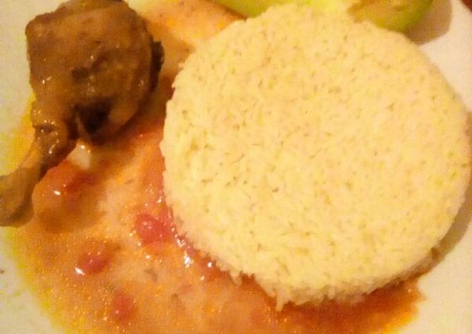 How to Prepare Quick Turmeric and cummin seeds coconut rice