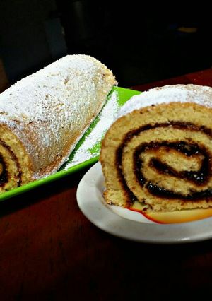 Una foto de Pionono o brazo de gitano