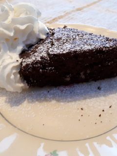 Svéd kladdkaka-gluténmentes recept fotója